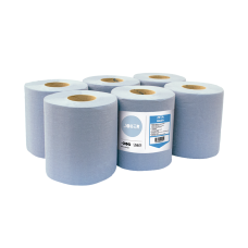 Papel Rolo Mãos Chaminé Azul 2 folhas  - 6 rolos