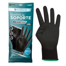 LUVAS Soporte Poliuretano - Reutilizáveis - (1 par) com punho em malha