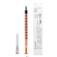 Seringa Insulina C/ Agulha 25G (1mlx100uni)