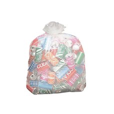 SACOS PLÁSTICO Transparente  -10 kg 120 lts - não alimentar