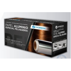 PAPEL ALUMINIO Cabeleireiro 1 rolo x100 mts