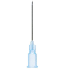 Agulha 23G 0.6x25mm  (pack 100 unid) AZUL