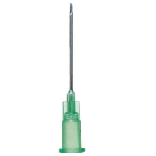 Agulha 21G 0.8x25mm  (pack 100 unid) VERDE