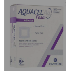 Aquacel Ag Foam Penso Aderente 10x10 cm 10 un