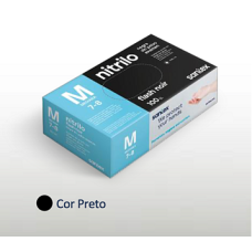 Luvas Nitrilo Preto Extra Resistente | Tamanho L (GD21N)
