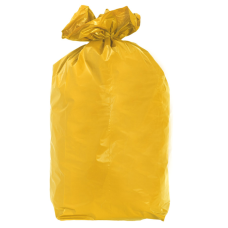 SACOS PLÁSTICO Amarelo Lixo -1 rolo (10 sacos) 80x120cm - 120 lts