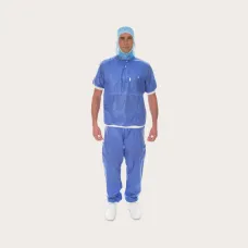 Fato de Bloco Descartável - Calça + Camisa - tamanho L Fato de Bloco Descartável - Calça + Camisa - tamanho L