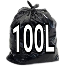 SACOS PLÁSTICO Preto LIXO (10uni) 100 Lts