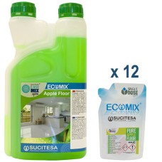 ECOMIX PURE APPLE FLOOR -Detergente Pavimento  (12 Unidades)