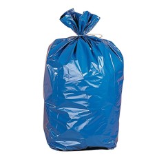 SACOS PLÁSTICO Azul Lixo -1 rolo (10 sacos) 80x120cm - 120 lts