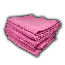 PANO MICROFIBRAS Rosa LISOS (12 uni) (30x40)