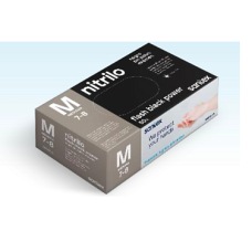 Luvas Nitrilo Flash Negro Diamond  | Tamanho M - 8,5 Gramas