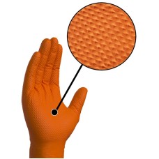 Luvas Nitrilo Extreme Grip Laranja | Tamanho L